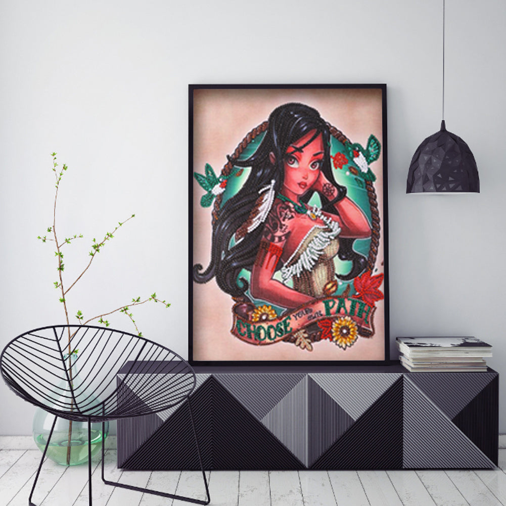 Princess - Special Shaped Drill Diamond Painting 30*40CM