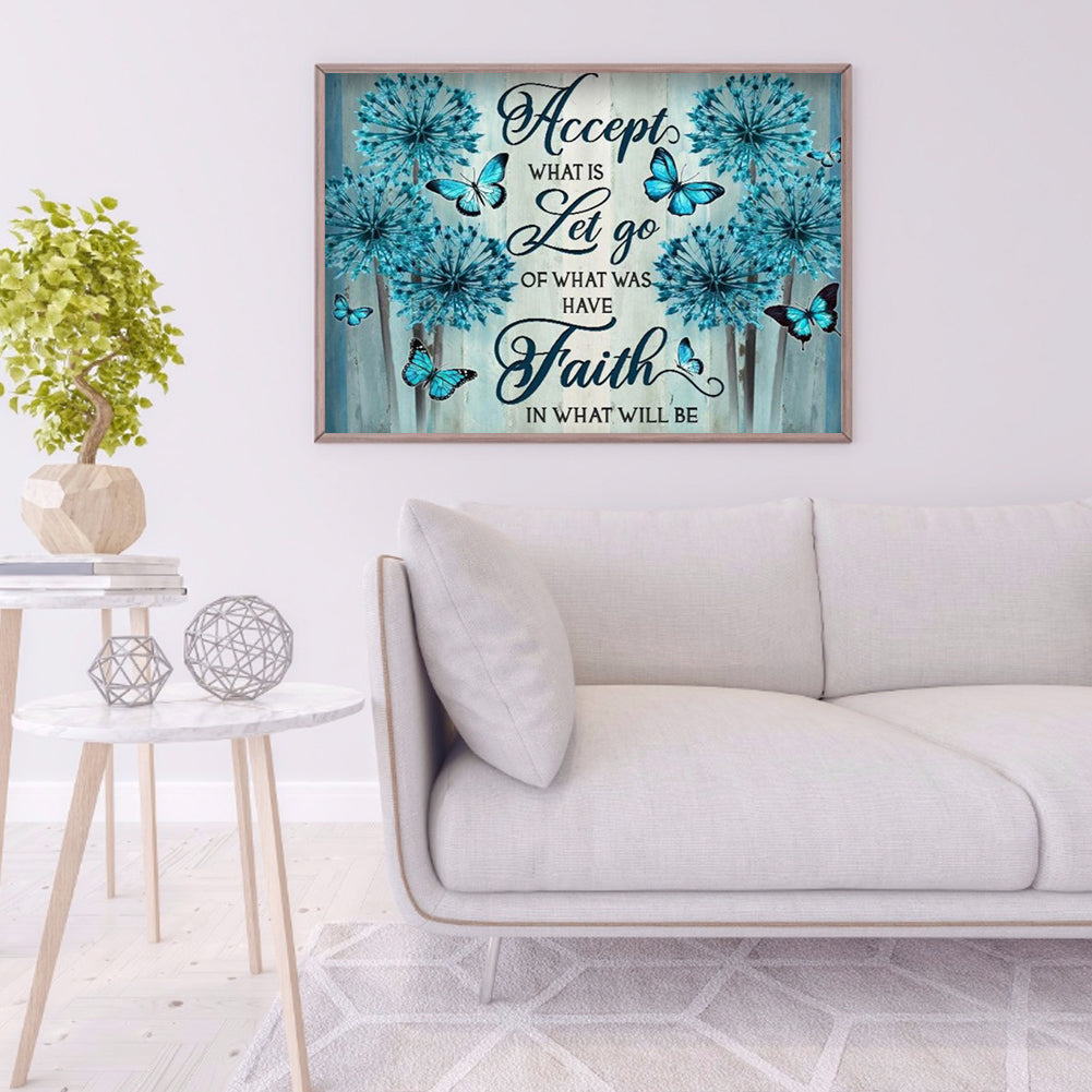 Flower - Full Round Drill Diamond Painting 50*40CM