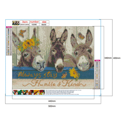 Horse - Full Round Drill Diamond Painting 50*40CM