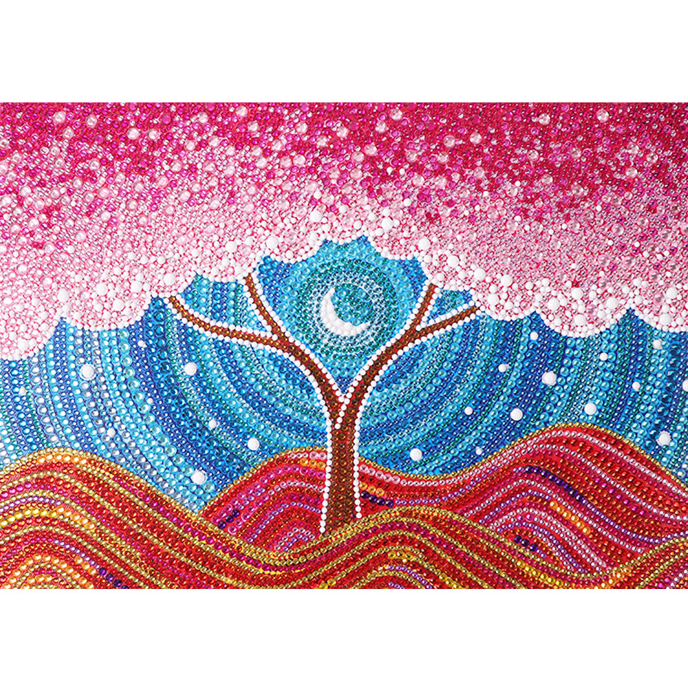 Cherry Tree - Special Shaped Drill Diamond Painting 40*30CM