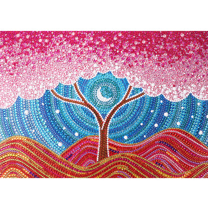 Cherry Tree - Special Shaped Drill Diamond Painting 40*30CM