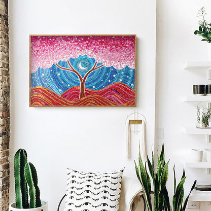 Cherry Tree - Special Shaped Drill Diamond Painting 40*30CM