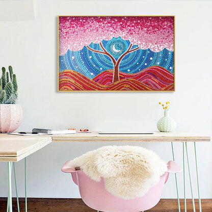 Cherry Tree - Special Shaped Drill Diamond Painting 40*30CM