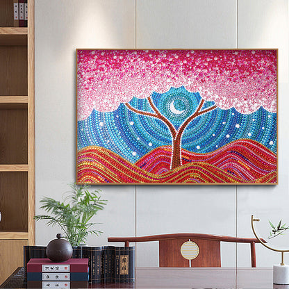 Cherry Tree - Special Shaped Drill Diamond Painting 40*30CM
