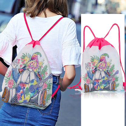 Diamond Painting DIY Special Shaped Drill Cute Animals Mosaic Backpack Kit