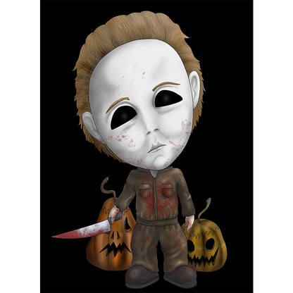Horror Doll - Full Round Drill Diamond Painting 30*40CM