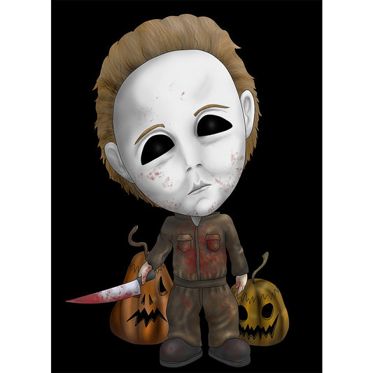 Horror Doll - Full Round Drill Diamond Painting 30*40CM