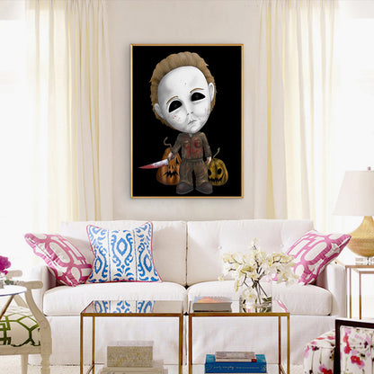 Horror Doll - Full Round Drill Diamond Painting 30*40CM