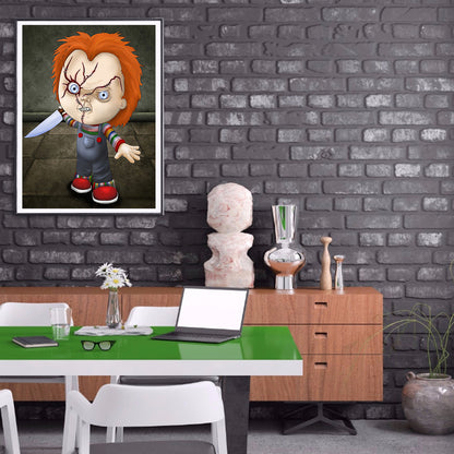 Horror Doll - Full Round Drill Diamond Painting 30*40CM
