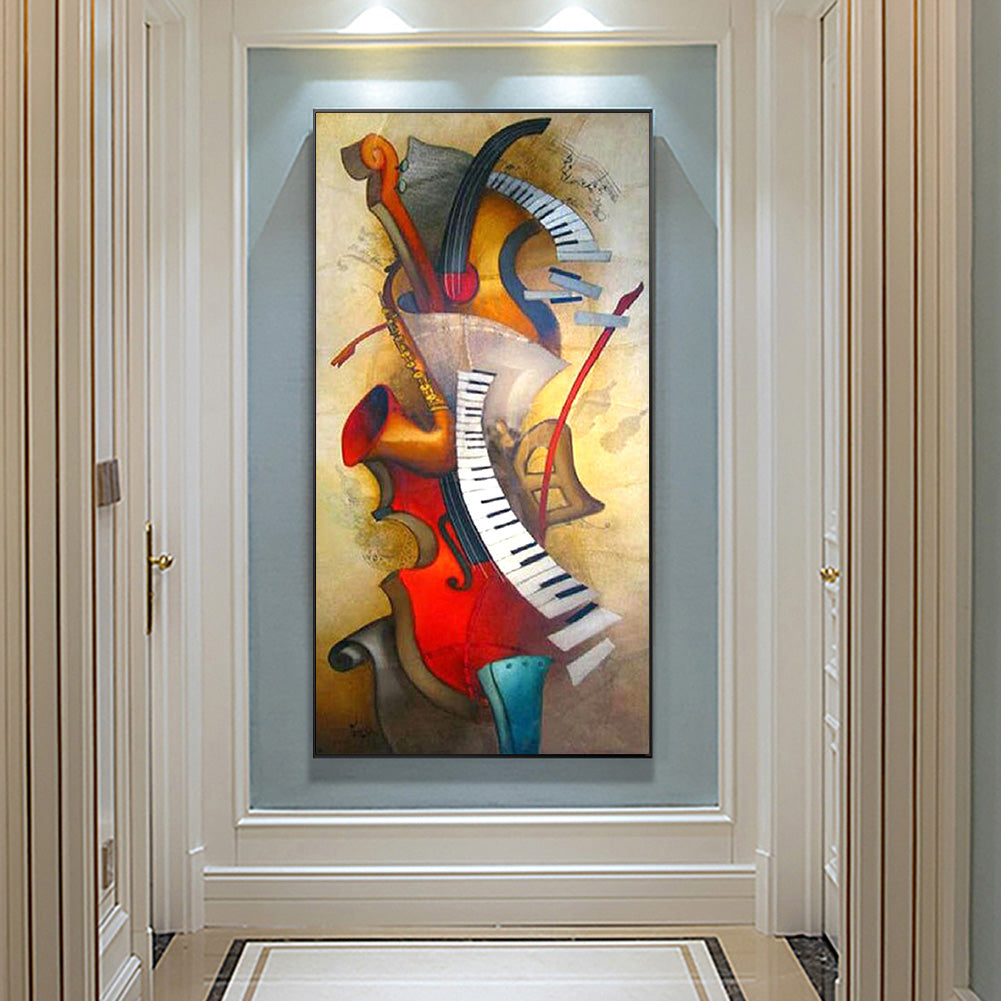 Musical Instrument - Full Round Drill Diamond Painting 40*80CM