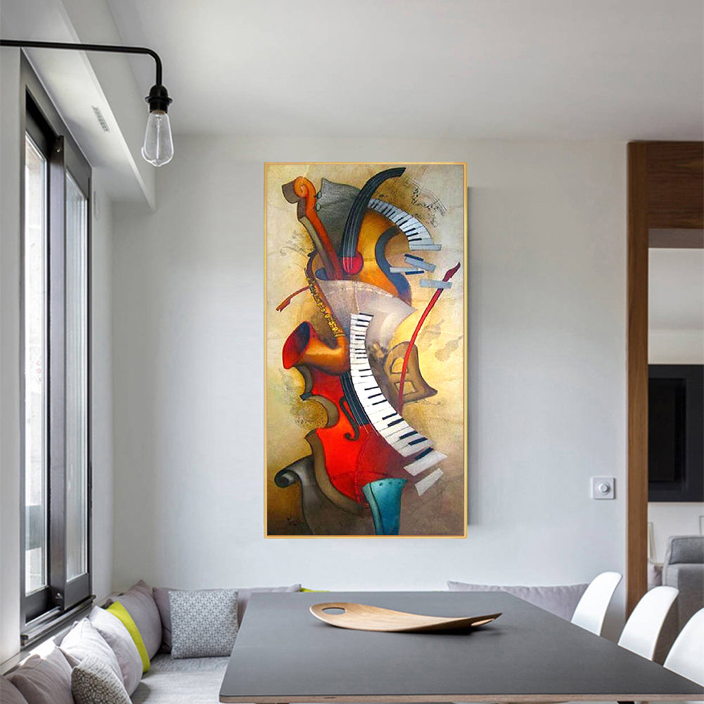 Musical Instrument - Full Round Drill Diamond Painting 40*80CM