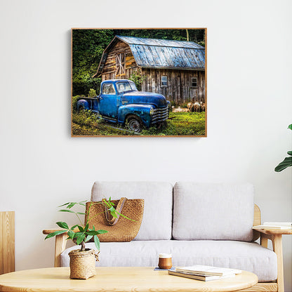 Car House - Full Round Drill Diamond Painting 40*30CM