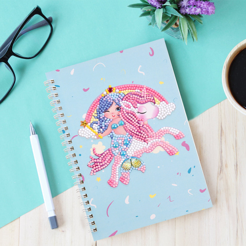 60 Pages Diamond Painting Notebook DIY 5D Rhinestone Drawing Diary Books
