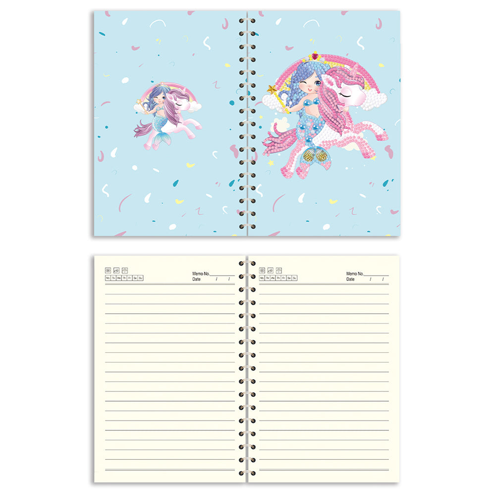 60 Pages Diamond Painting Notebook DIY 5D Rhinestone Drawing Diary Books