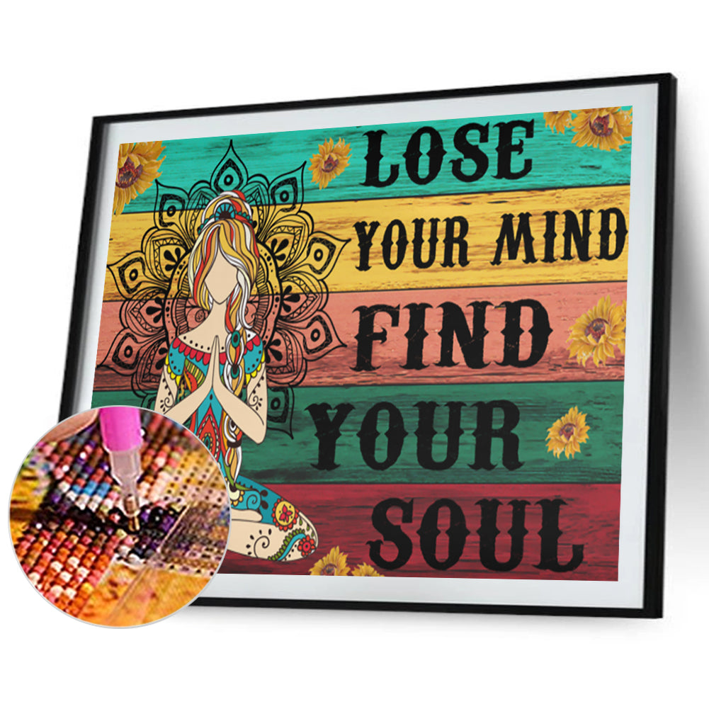 WOMAN Word - Full Round Drill Diamond Painting 50*40CM