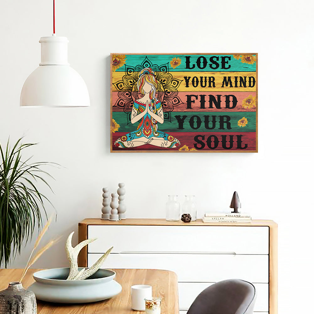 WOMAN Word - Full Round Drill Diamond Painting 50*40CM