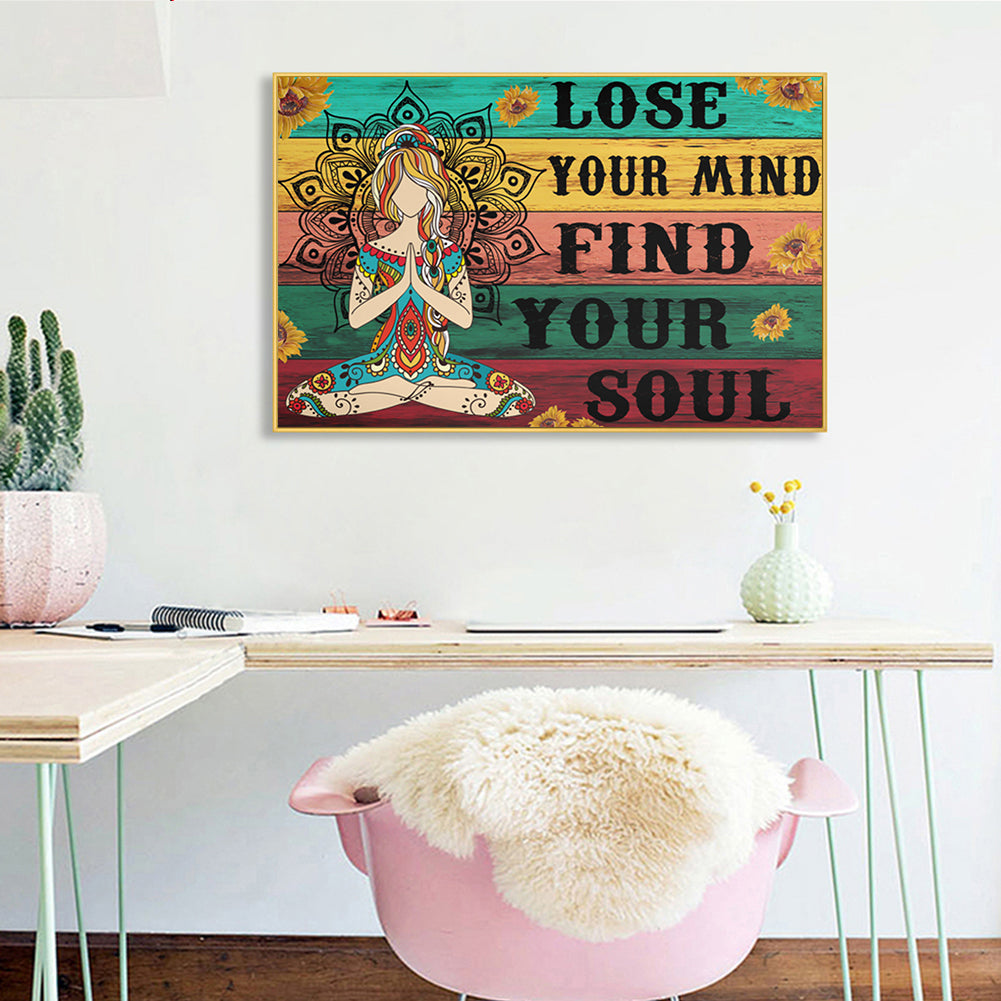 WOMAN Word - Full Round Drill Diamond Painting 50*40CM