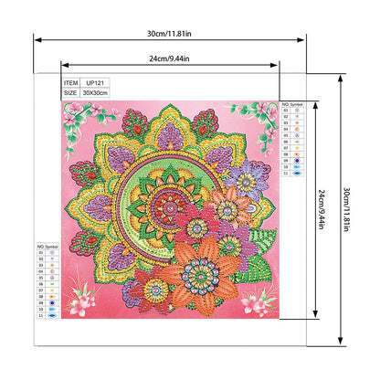 Datura - Special Shaped Drill Diamond Painting 30*30CM