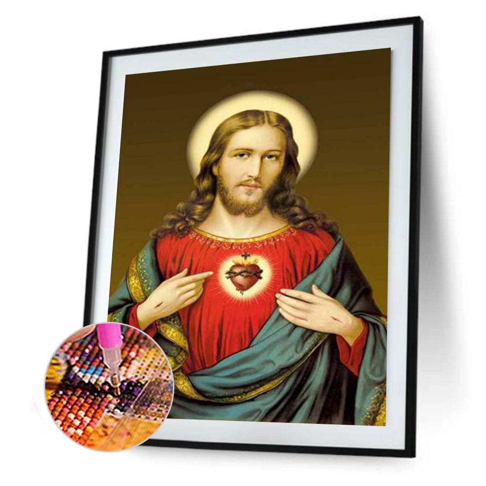Priest - Full Round Drill Diamond Painting 30*40CM