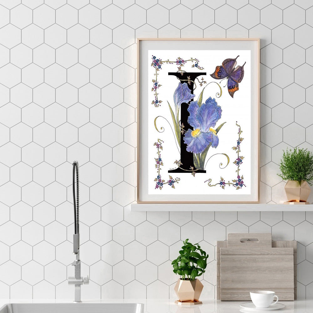 Flower - Full Round Drill Diamond Painting 30*40CM
