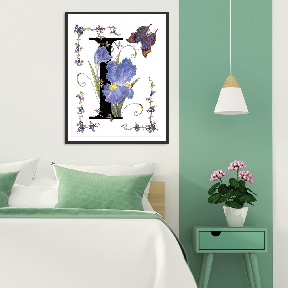 Flower - Full Round Drill Diamond Painting 30*40CM