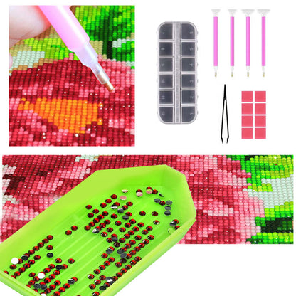 Diamond Painting Accessories Kits Roller Pen Tray Tweezer for DIY Art Craft