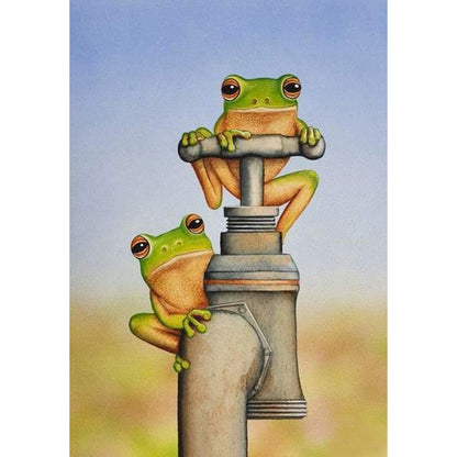 Toad - Full Round Drill Diamond Painting 30*40CM