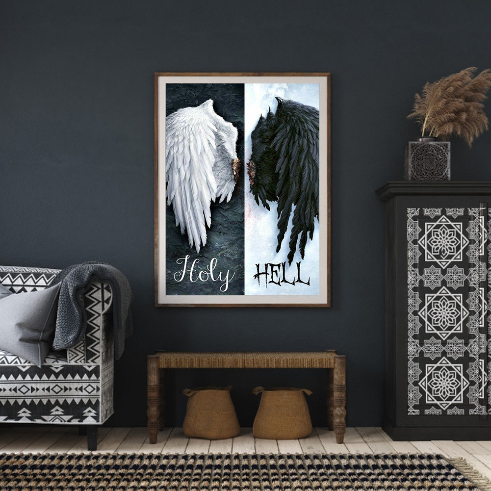 Angel Wings - Full Round Drill Diamond Painting 40*60CM