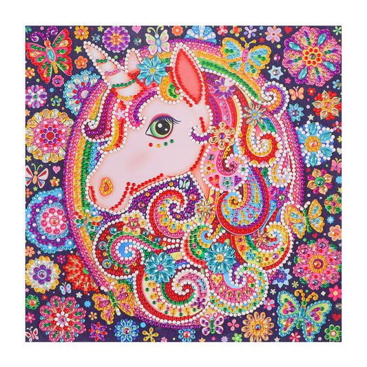Unicorn - Special Shaped Drill Diamond Painting 30*30CM