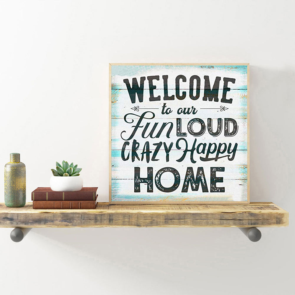Letter - Full Round Drill Diamond Painting 30*30CM