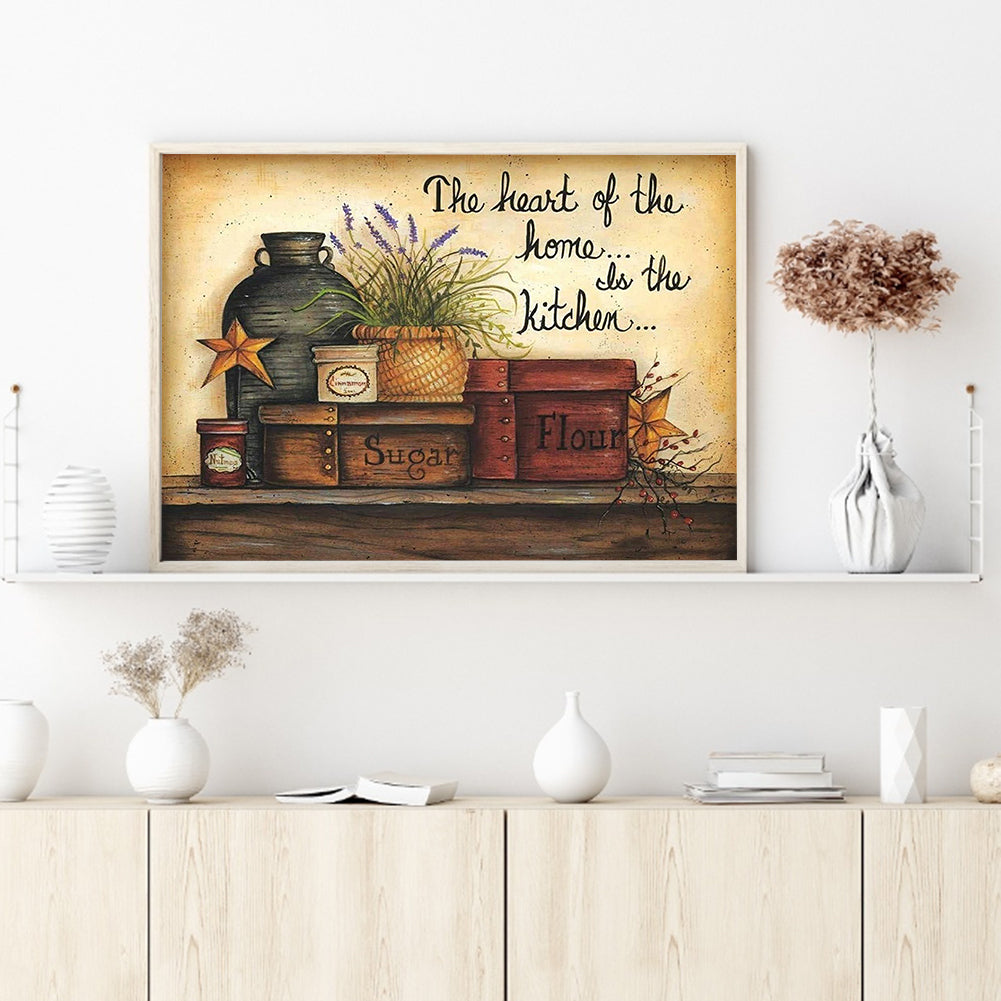 Kitchen - Full Round Drill Diamond Painting 40*30CM