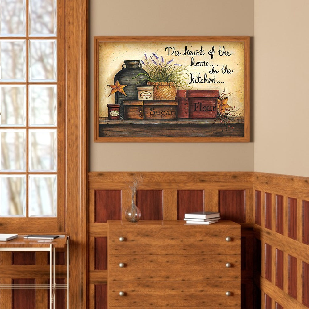 Kitchen - Full Round Drill Diamond Painting 40*30CM