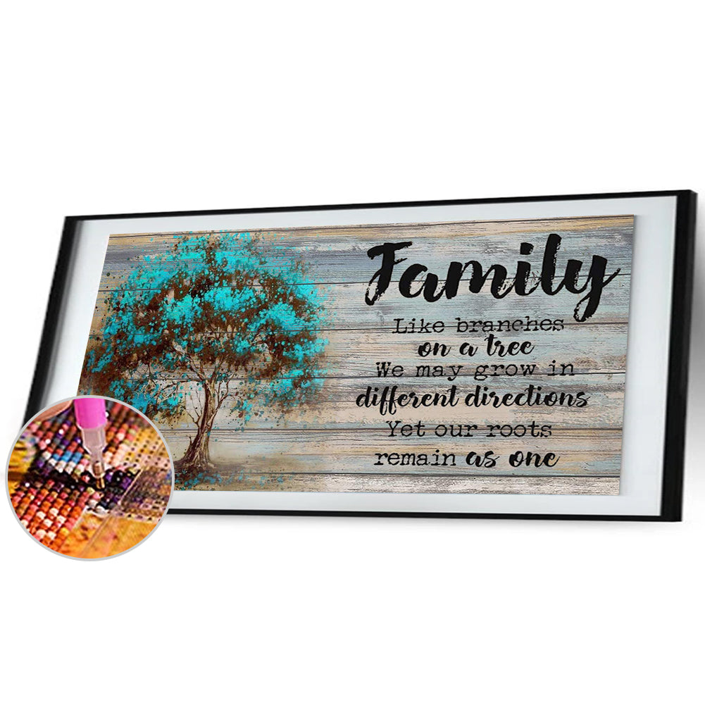 Calligraphy - Full Round Drill Diamond Painting 30*60CM