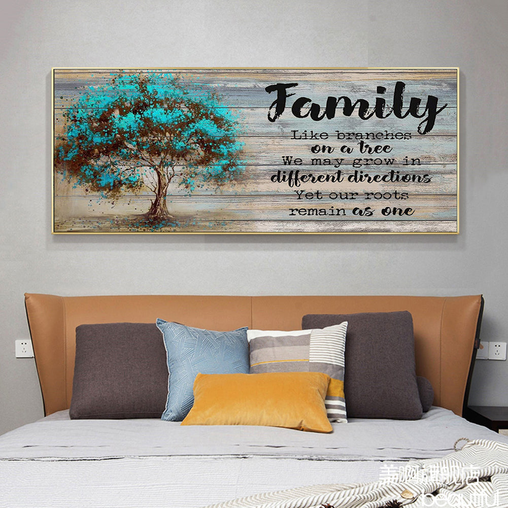 Calligraphy - Full Round Drill Diamond Painting 30*60CM