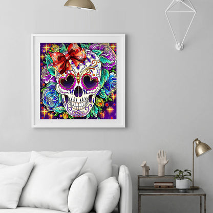 Skull - Special Shaped Drill Diamond Painting 30*30CM