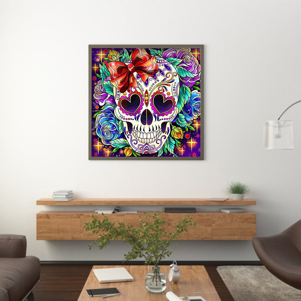 Skull - Special Shaped Drill Diamond Painting 30*30CM