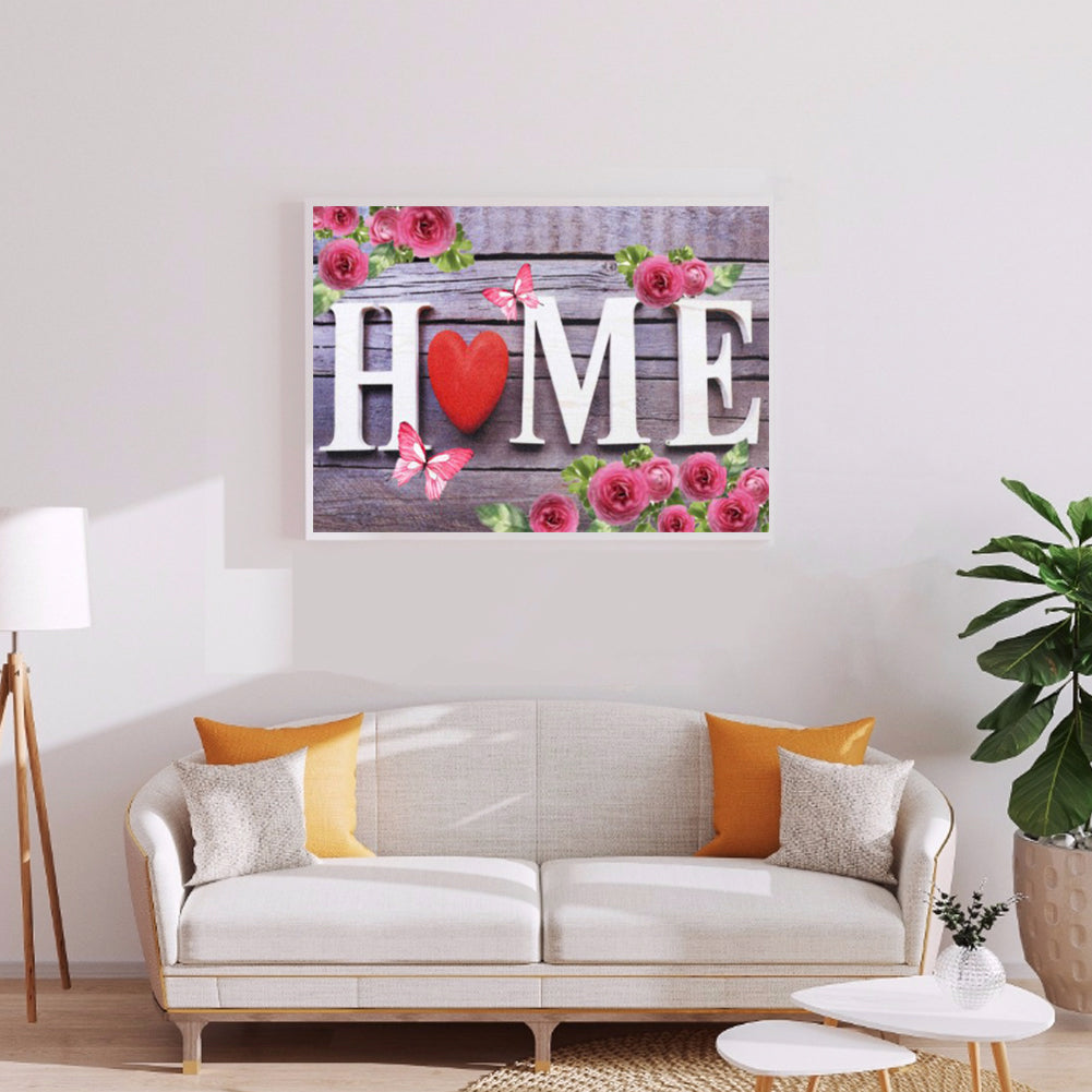 English Vocabulary - Full Round Drill Diamond Painting 40*30CM
