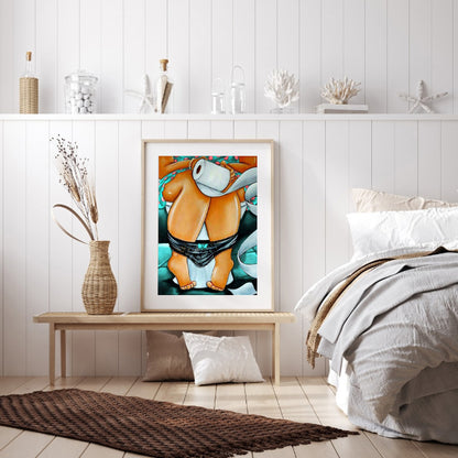 Fat Woman - Full Round Drill Diamond Painting 30*40CM