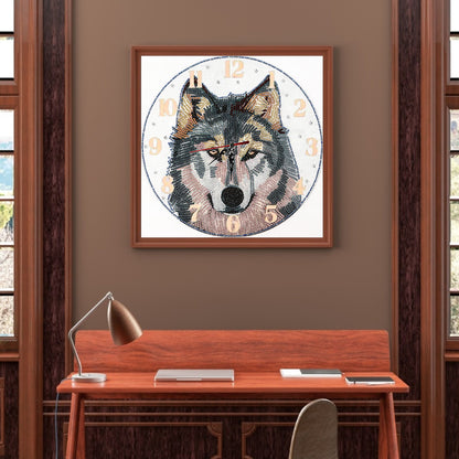 Animal Clock Part Special Shape Diamond DIY Painting Kit 5D Mosaic Clocks