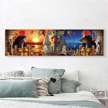 Egyptian Pharaoh - Full Round Drill Diamond Painting 90*30CM