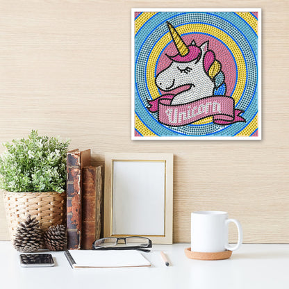 Animal Photo - Special Shaped Drill Diamond Painting 18*18CM