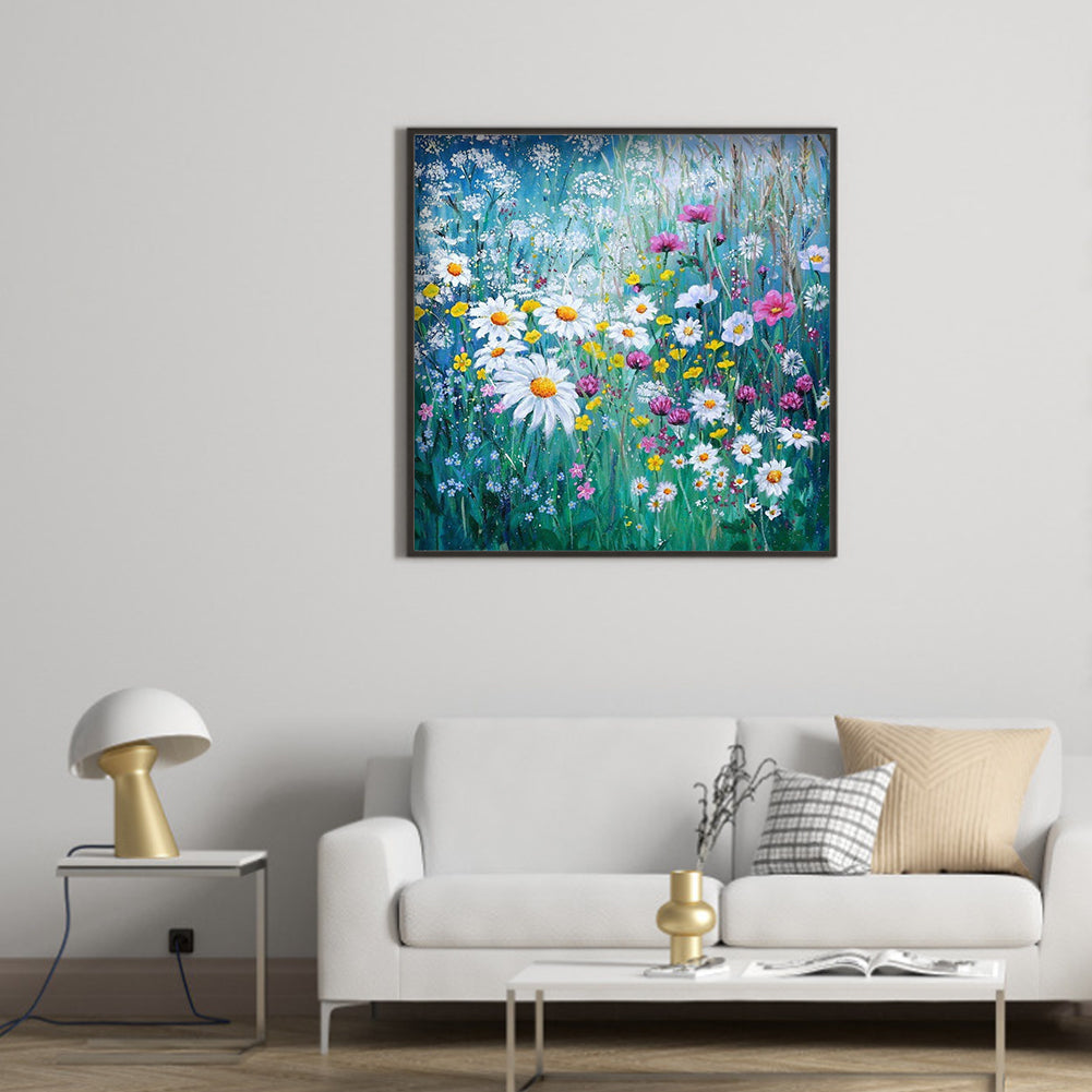 Oil Landscape - Full Round Drill Diamond Painting 30*30CM