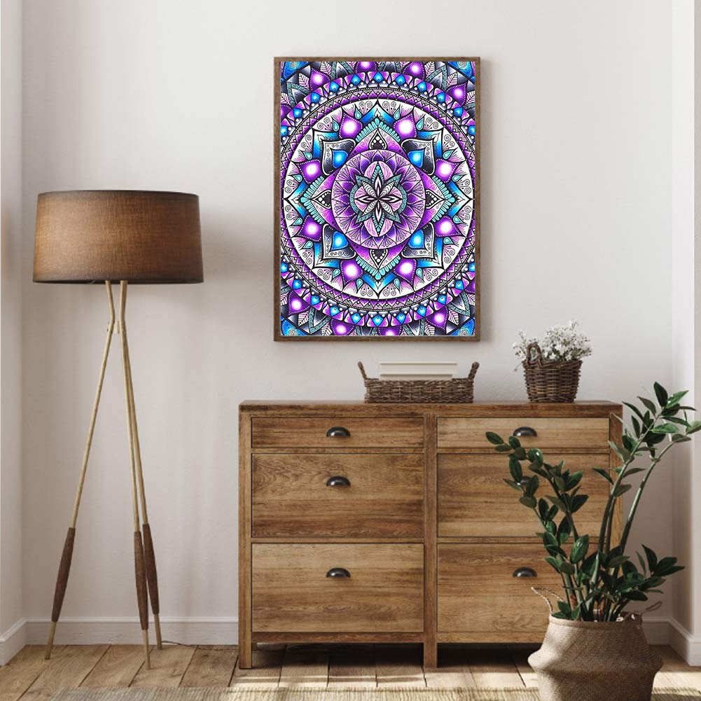 Crystal Datura - Special Shaped Drill Diamond Painting 30*40CM