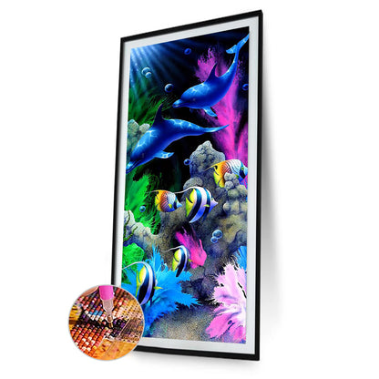 Underwater World - Full Round Drill Diamond Painting 40*80CM