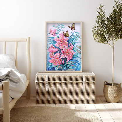 Lily - Special Shaped Drill Diamond Painting 30*40CM