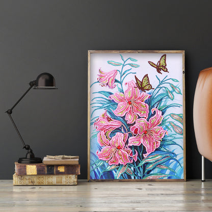 Lily - Special Shaped Drill Diamond Painting 30*40CM
