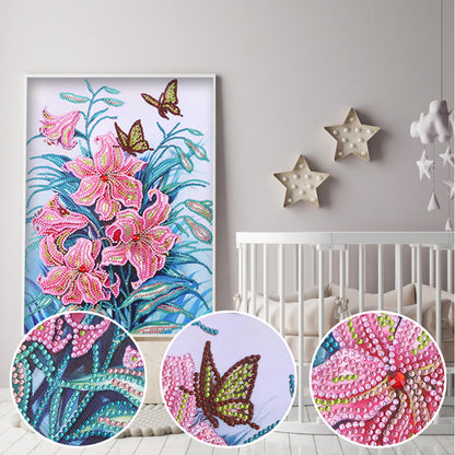 Lily - Special Shaped Drill Diamond Painting 30*40CM