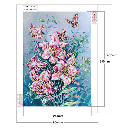 Lily - Special Shaped Drill Diamond Painting 30*40CM