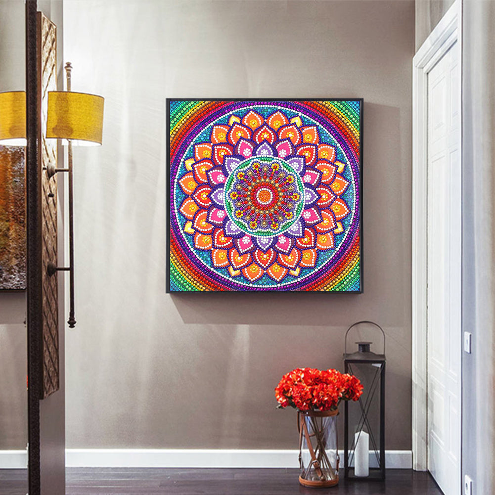 Datura - Special Shaped Drill Diamond Painting 30*30CM