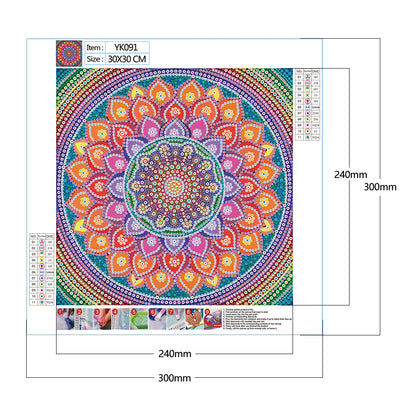 Datura - Special Shaped Drill Diamond Painting 30*30CM
